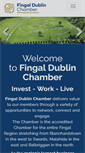 Mobile Screenshot of fingaldublinchamber.ie